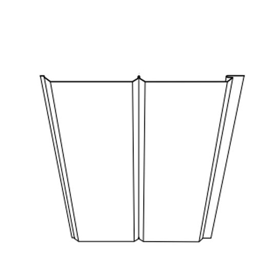 Mastic Endurance Double 6" Solid V-Groove Aluminum Soffit Panel — ACOSVGN42014439