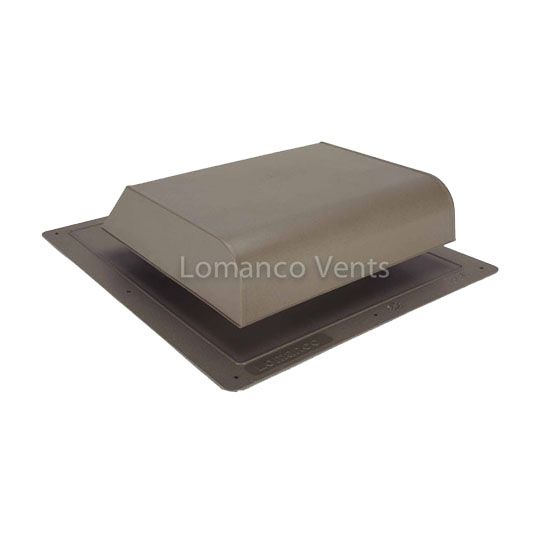 Lomanco Model-865 Slant Back Static Roof Louver — Ventilation and Drainage — LOM865WB