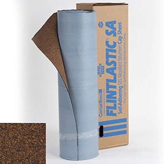 CertainTeed Roofing Flintlastic Sa Self-Adhered Cap - 1 Sq. Roll — Membranes — CTRSABS3