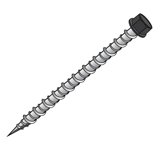 Unified Steel #10 x 2" Panel Screws - Bag of 500 — BORPS2BL