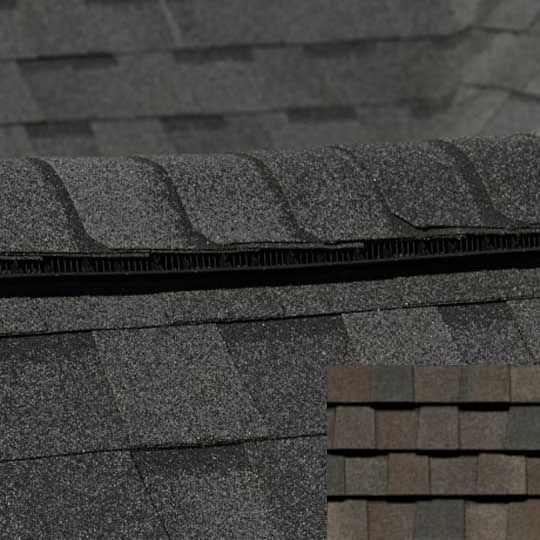 CertainTeed Roofing Shadow Ridge ClimateFlex Ridge Shingles — Hip & Ridge Shingles — CTRNGHRSHDR