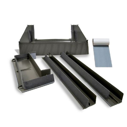 Velux Low-Profile Flashing Kit with Underlayment Adhesive for Deck-Mounted Skylight — VELEDLS060000