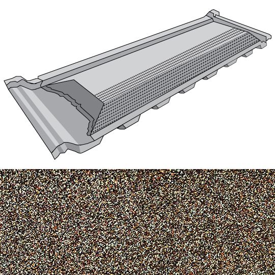 Unified Steel EZ-Vent Pacific Tile — Metal Roofing — BOREZVPATW