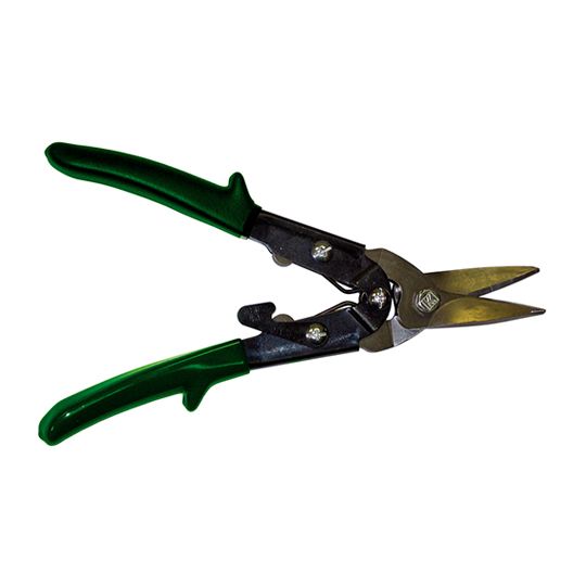 Everhard 10-1/2" Klenk Aviation Snip 1-1/2" Right/Straight Cut with Built-In Wire Cutter
