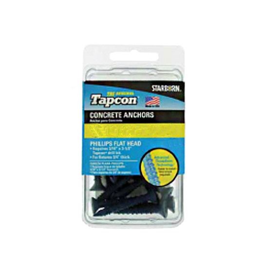 Starborn Industries 1/4 x 2-3/4" Tapcon Hex-Head Anchor - Carton of 12