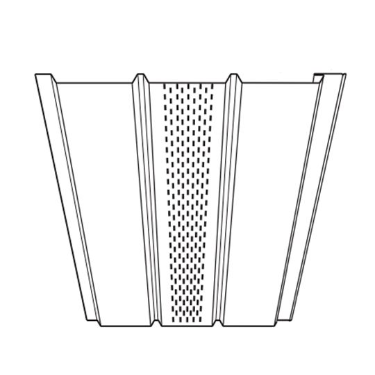 Mastic Envoy Triple 4" Center Lanced U-Groove Aluminum Soffit — ACOLCAS1231944