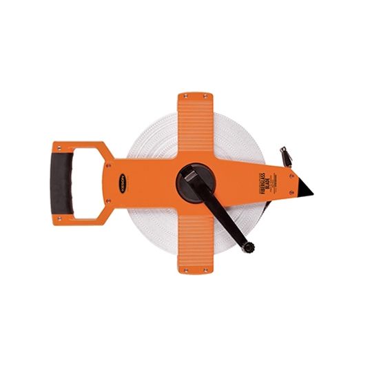 The Brush Man 100' Keson Otr Series Open Type Reel Fiberglass Tape Measure — TBMFTM100