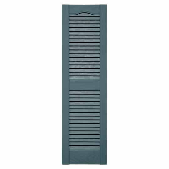 Mid-America Standard Cathedral Top Open Louver Shutter — MABLSWB60