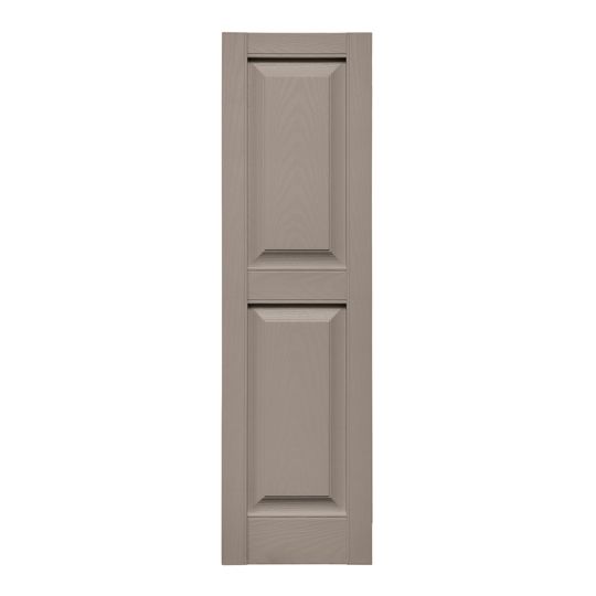 TRI-BUILT Standard Raised Panel Shutters (Pair) — TRI021259008