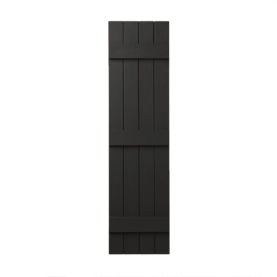 Mastic 15" x 75" Board & Batten Standard 4-Board Shutters - Closed Style — ACOVIN4C157533