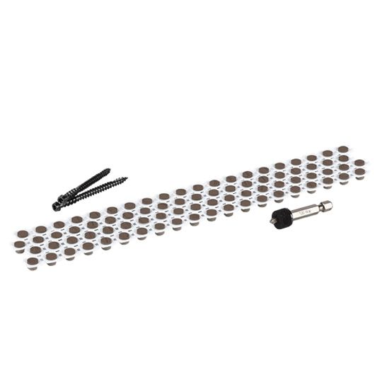 Olympic Manufacturing Cortex Hidden Fastening System for Azek Advanced PVC Decking - 300 Sq. Ft. Kit — FMCTX-AZ300SFWT