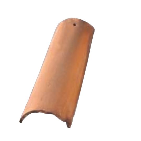Redland Clay Tile Baja Mission 4000 Series Top Tile — Tile Roofing — RDLBMPFBTOP