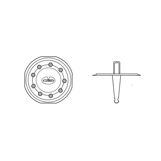 ES Products Twin Loc-Nail 1.4" 500 Per Box