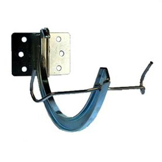 Berger Building Products 6" Half Round #10 Galvanized Steel Combo Circle & Shank with Spring Clip