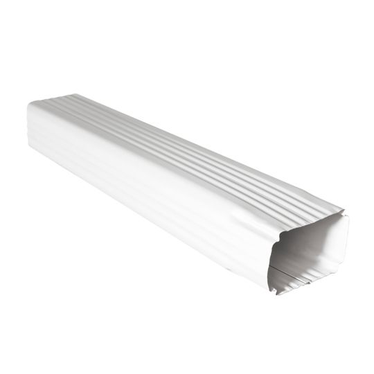 Quality Edge .019" x 2" x 3" x 10' Gutter Downspout — QED2X3DP007