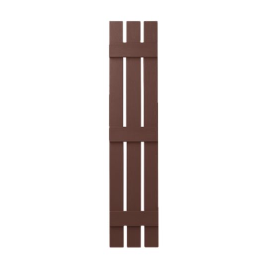 Mastic 12" x 59" Board & Batten Standard 3-Board Shutters - Open Style — ACOVIN3O125938