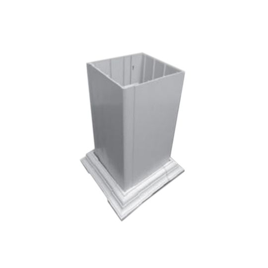 Color Guard Railing Systems 4" x 4" x 8-1/2' Smooth Vinyl Post Wrap