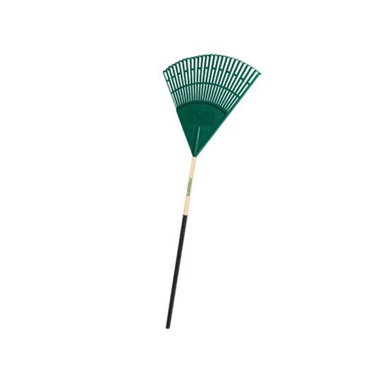 Mintcraft PRO 26-Tine Leaf Rake with Grip Handle