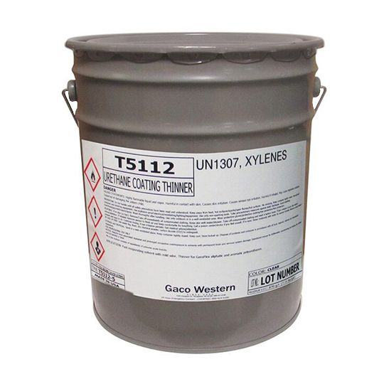 Gaco Western GacoFlex T5112 Thinner for Aromatic Polyurethanes - 5 Gallon Pail