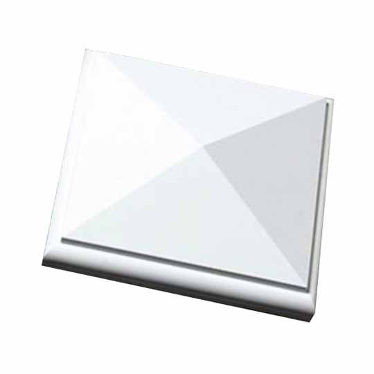 Azek 5-1/2" Pyramid Post Cap for Premier and Trademark — AZKCOPPC55WH