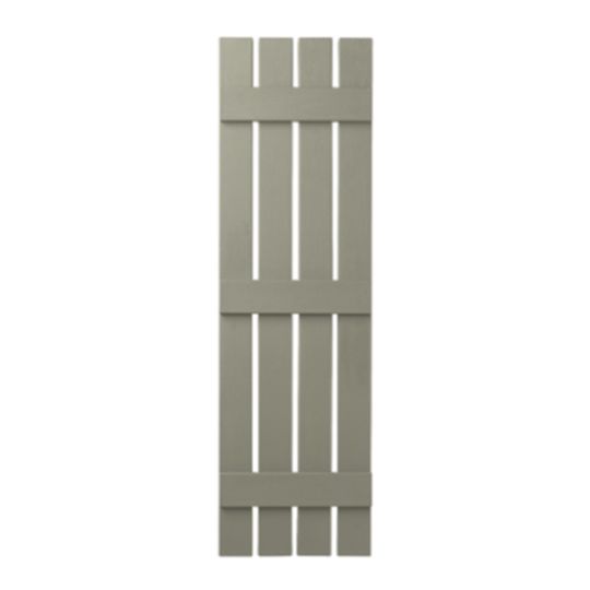 Mastic 16" x 81" Board & Batten Standard 4-Board Shutters - Open Style — ACOVIN4O168152