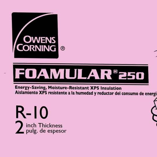Carlisle SynTec Foamular 250 XPS Rigid Foam Insulation