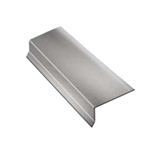 Award Metals 26 Gauge 2" x 8" 90° Galvanized Anti Ponding Metal