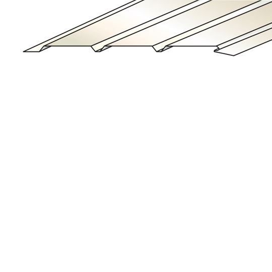 Quality Aluminum Products Triple Four Solid V-Panel Aluminum Soffit — QAPSVPT4102