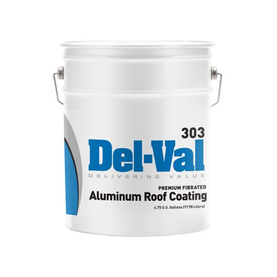 United Asphalt (New Jersey) Del-Val 3# Aluminum Fibrated Roof Coating - 5 Gallon Pail