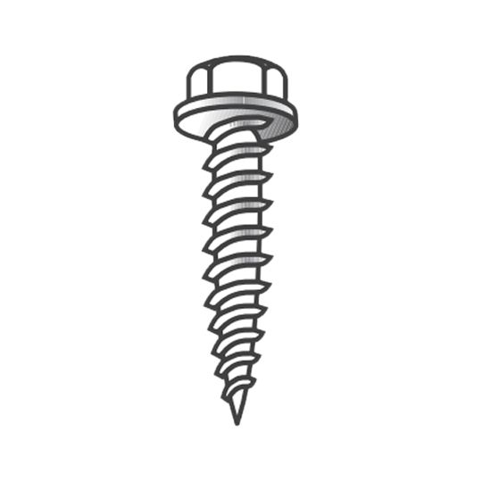 Quality Edge 1-1/2" Zinc Zip Screw - Carton of 1,000