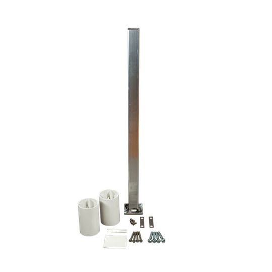 L.B. Plastics 4" x 4" x 38" Aluminum & Hardware Kit for Surface Mounts