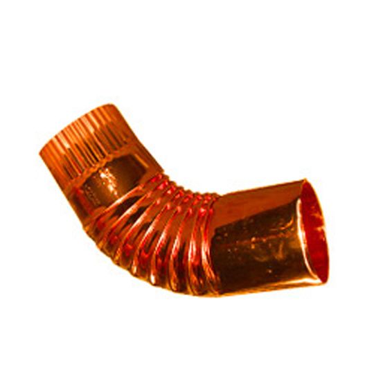 Lamb & Ritchie 3" #3 Plain Round Copper Elbow