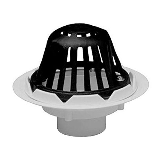 IPS 3" PVC Roof Drain with Cast Iron Dome