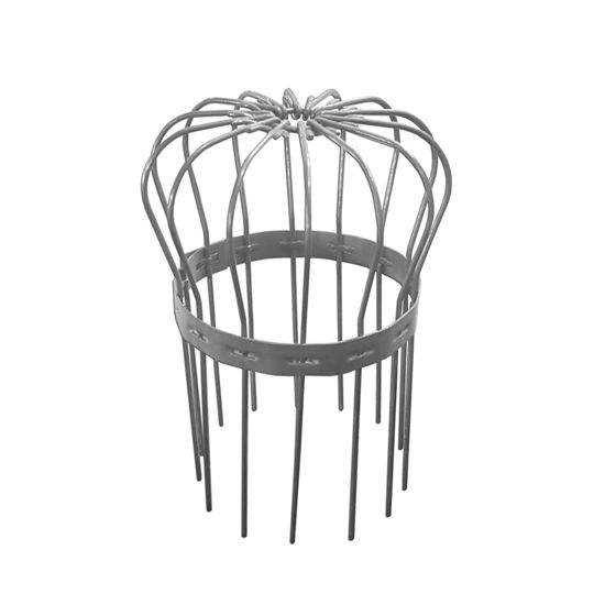 Berger Building Products 6" Round Mill Finish Aluminum Wire Strainer