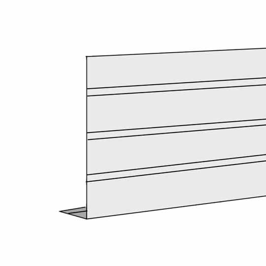 Alside 6" Aluminum L-Style Rib Fascia — ASI103106X1