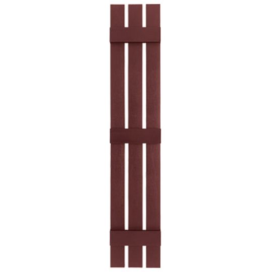 Mastic 12" x 55" Board & Batten Standard 3-Board Shutters - Open Style — ACOVIN3O1255PE