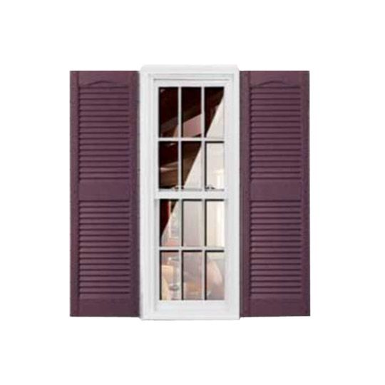 Girardin Moulding Cathedral Top Louver Shutters — GIRCTLV14X67BU