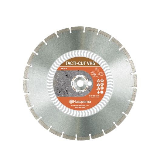 Husqvarna 12" x .118" x 1" Tacti-Cut VH5 General Purpose Diamond Blade