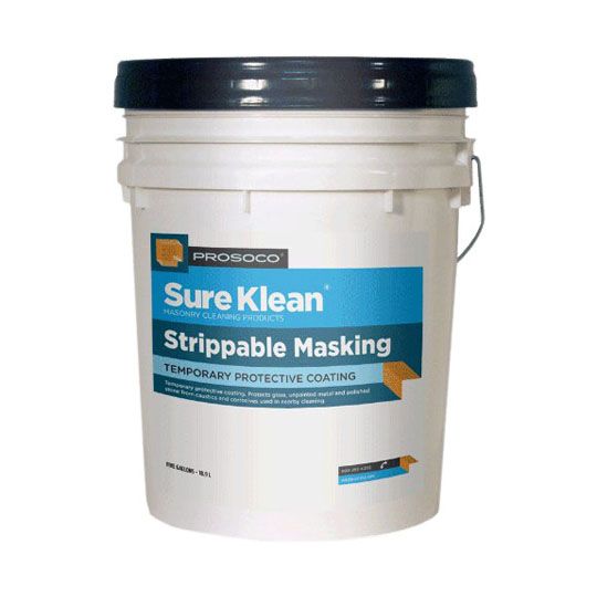 Prosoco Sure Klean Strippable Masking Temporary Protective Coating - 5 Gallon Pail