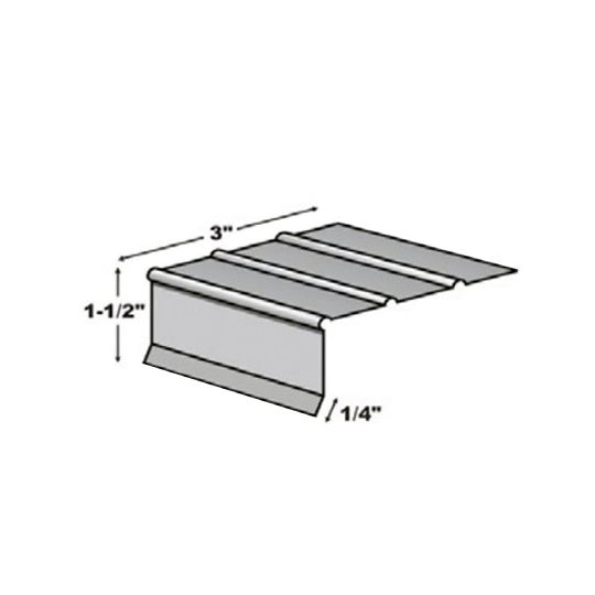 TRI-BUILT C4-1/2 Premium Plus Painted Aluminum Drip Edge — Flashings — TRIALEC412PPBL