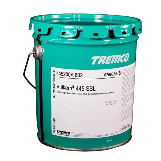 Tremco Vulkem 445SSL Semi-Self-Leveling Sealant - 1.5 Gallon Pail