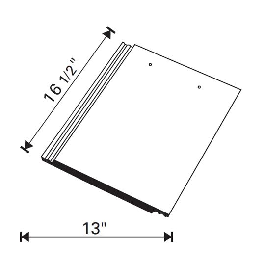 Stoneworth Building Products Oxford Tile — Tile Roofing — SWOOX33000S