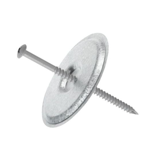 GAF #14 Drill-Tec Heavy Duty Asap Assembled Fasteners and 3" Metal Plates — GAFCRHD10PLL3S
