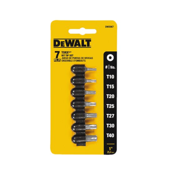 DeWalt 7-Piece Torx Bit Set