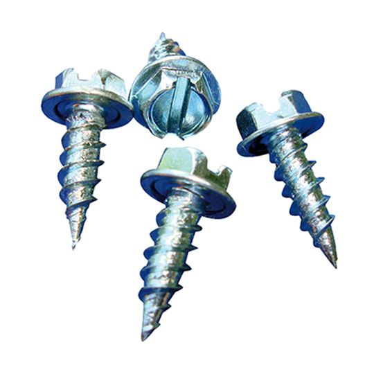 US Aluminum #8 x 1/2" Painted Zip Screws - Bag of 100 — USA812ZAMILBAG