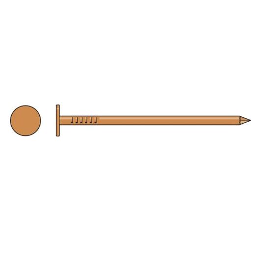 Simpson Strong-Tie 11 Gauge 1-3/4" Smooth Shank Copper Slate Nail - Sold per Lb.