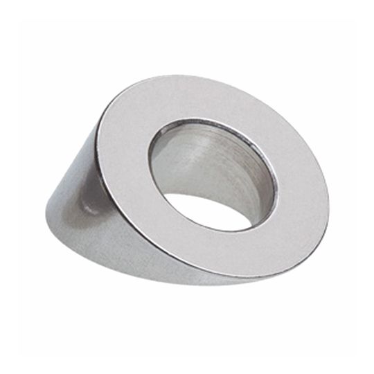 Feeney 3/8" x 3/4" Stainless Steel Beveled Washer for 1/8" Quick-Connect Inset or 1/4" Threaded Terminal 32°