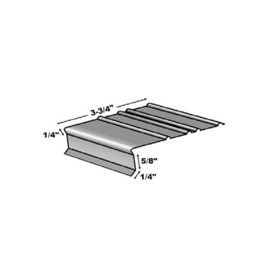 TRI-BUILT F8 Economy Painted Aluminum Drip Edge — Flashings — TRIF8BA2TB