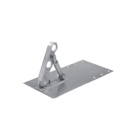 Berger Building Products 6" x 12" Mullane Model #500 BronzeGuard Snow Fence Bracket for 3 Pipes