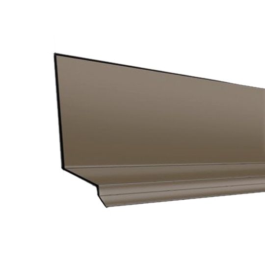 Quality Edge .016" x 10' Steel Z-Flashing for Board&Batten Siding - HD2 Woodgrain Finish — Flashings — QEDBBZT10HD2M15